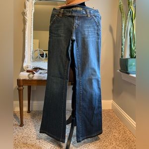 Indigo Palms Tommy Bahama Wide Leg Low Rise Jeans Size 4L